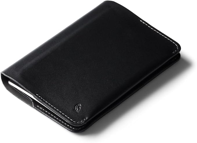 Bellroy Notebook Cover (Leather Folio for Notebook) - Black