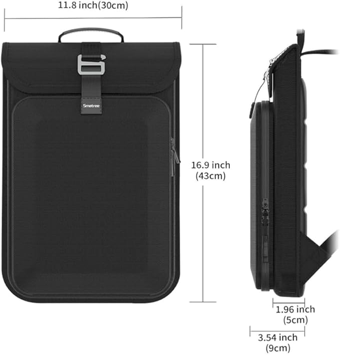 Smatree Business Laptop Backpack, Travel Slim Laptop Bag for 13.6 inch Macbook Air 2025/2024, 14-16 inch Macbook Pro M3 2024/13inch Surface Pro 8/Acer Aspire 5/HP OMEN 15/Acer Nitro 5 15.6 inch