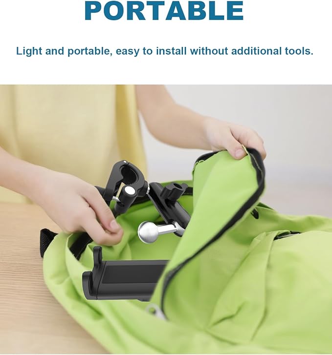 Aluminum Tablet Holder for Microphone Stand/Mic Music Mount Stand [Without Slipping] 360° Rotation Adjustable iPad iPhone Holder Mount for Microphone with Clamp, Fits 4''–13" Tablets & Smartphones