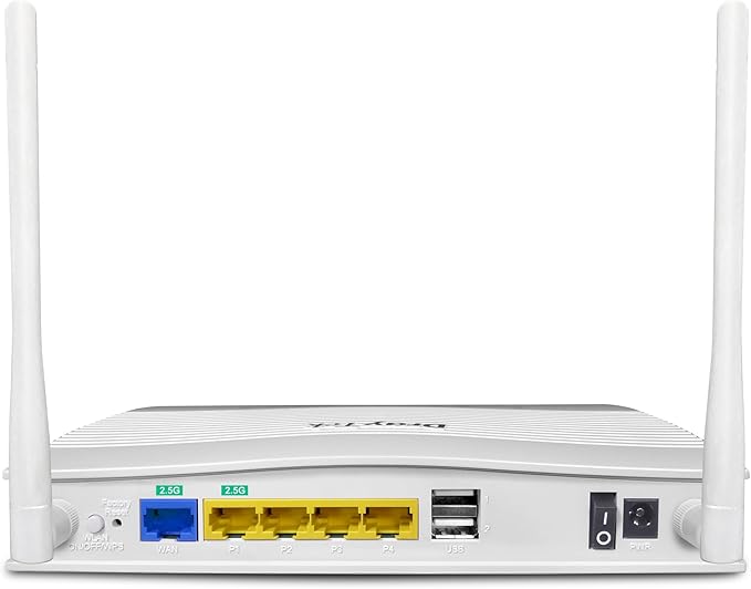 DrayTek Vigor 2136ax Multi-Gigabit Ethernet Router with Wi-Fi 6 AX3000 Wireless, VPN and Fast 2.5GbE Interfaces