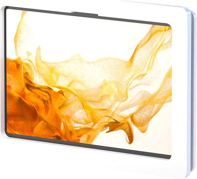 TABcare Security Anti-Theft Acrylic VESA Enclosure for Samsung Galaxy TAB A8 10.5 with Wall Mount Kit (White, TAB A8 10.5)