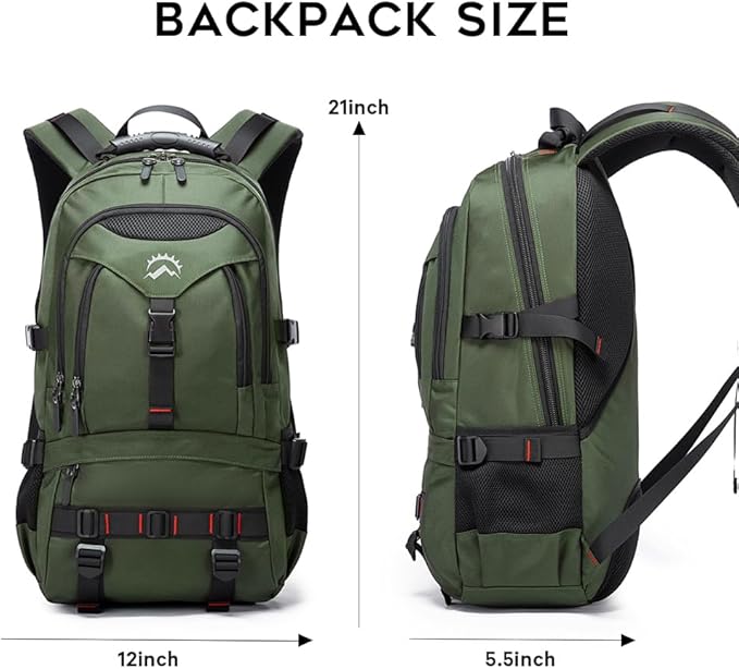 KAKA Travel Backpack Fight Approved with 17.3 inch Laptop Lackpack Compartment Outdoor Duffle Bag for men and women