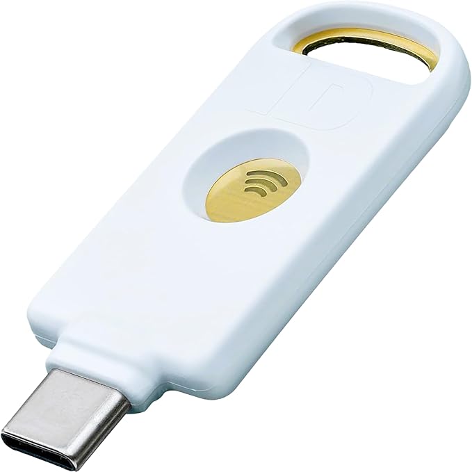 Identiv uTrust FIDO2 NFC Security Key USB-C (FIDO, FIDO2, U2F, WebAuthn)