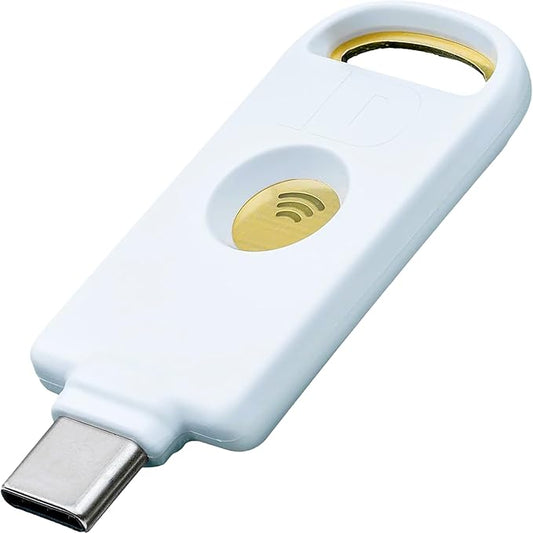 Identiv uTrust FIDO2 NFC Security Key USB-C (FIDO, FIDO2, U2F, WebAuthn)