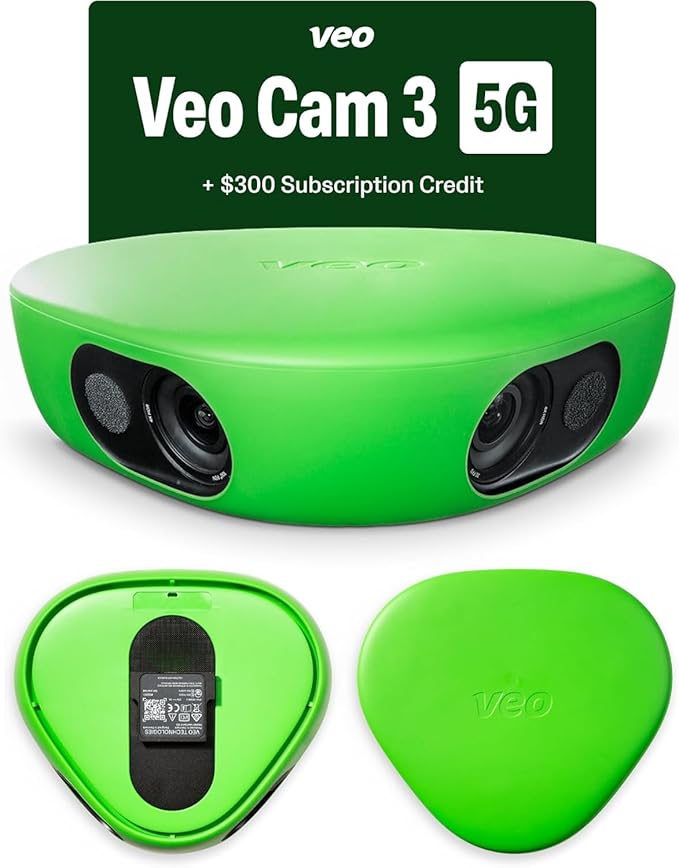 Veo Cam 3 5G – 1080HD Sports Camera with AI Auto-Tracking, Portable Design, Long Battery Life, and Cloud Storage – Includes $300 Subscription Credit – Perfect for Coaches, Teams