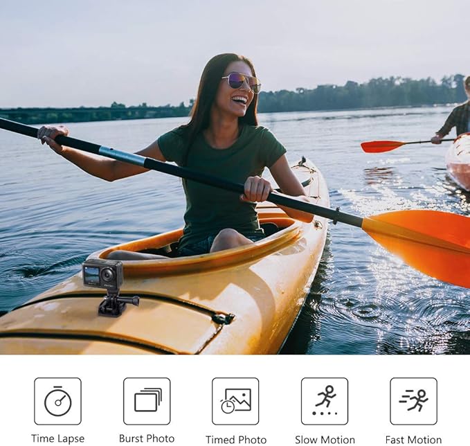 AKASO Brave 7 LE 4K30fps Action Camera with 256GB MicroSDXC U3 Memory Card Accessories Kit Bundle Ultra HD 131FT Waterproof Camera EIS 2.0 WiFi Remote Control Zoom Underwater Camera