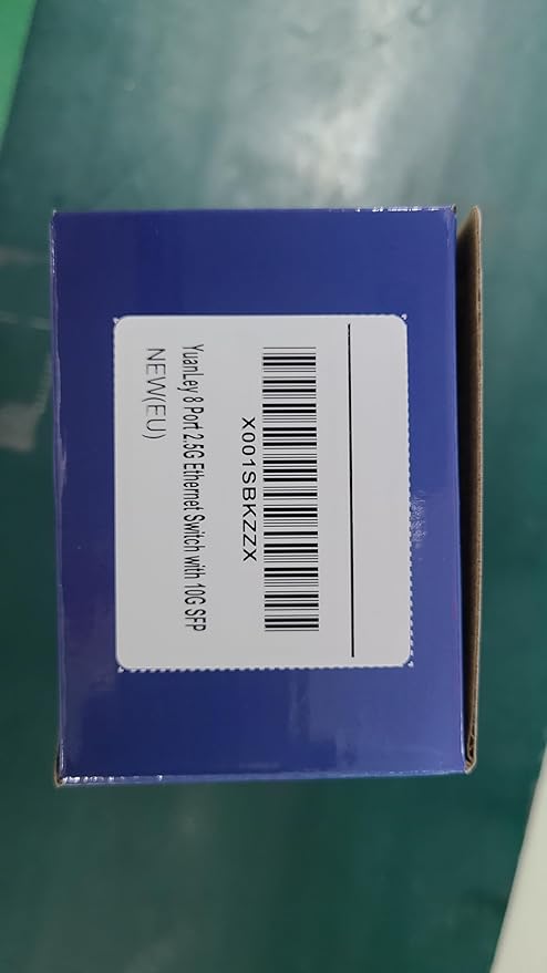 8 Port 2.5G Unmanaged Desktop Ethernet Switch with 10G SFP, 8 x 2.5G Base-T Ports, 60Gbps Switching Capacity, Compatible with 100/1000/2500Mbps, Metal Fanless, YuanLey 2.5Gbe Network Switch Wall Mount