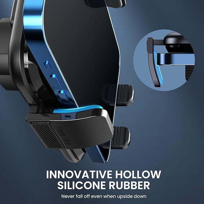 Car Phone Holder Vent [ Metal Clip] Phone Holders for Your Car Hands Free Universal Air Vent Cell Phone Car Mount Fit for iPhone Android All Smartphone Automobile Cradles