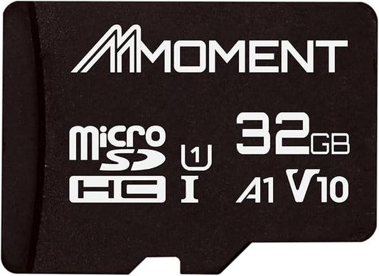 MMOMENT 32GB Micro SD Card, A1, UHS-I, U1, V10, Class 10 Compatible, Read Speed Up to 90 MB/s, SD Adapter Included