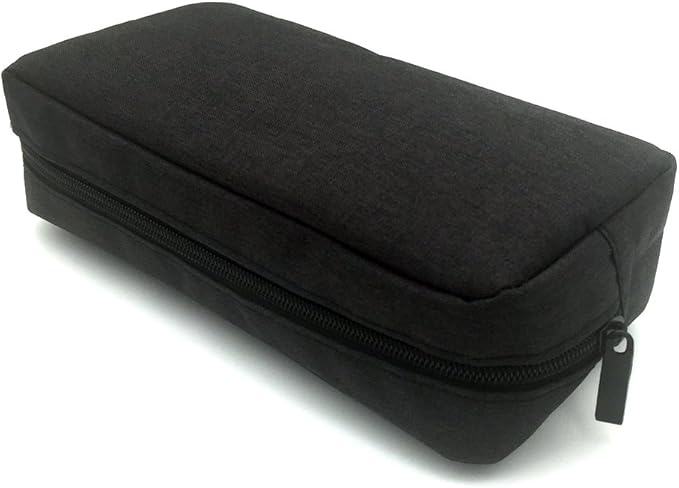 Universal Electronics/Accessories Soft Carrying Case Bag, Durable & Light-weight,Suitable for Out-going, Business, Travel and Cosmetics Kit (Big-Black)