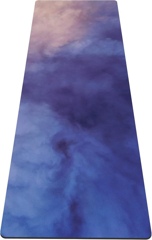 nuveti Yoga Mat Print Extra Thick TPE Non Slip Fitness Exercise Mat with Carrying Bag,72"x24" Extra Thick 6MM Exercise & Workout Mat for Yoga, Pilates Fitness and Floor Exercises