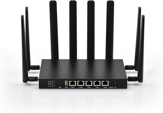 Solid Signal IQMC520 4G / 5G Wi-Fi Router | Unlimited Data | No Contracts | North American Coverage | Multi-Carrier | Dual-Band Wi-Fi | U.S. Company and Support