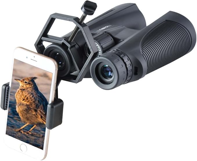 GOSKY Smartphone Adapter Mount Large Size - Compatible with Binoculars, Monoculars, Spotting Scopes, Telescope, Microscopes - Fits almost all Smartphones on the Market - Record Nature and The World