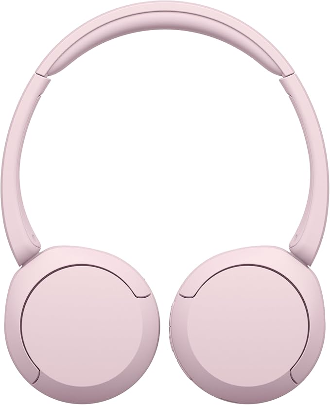 Sony WH-CH520 Wireless Headphones Bluetooth On-Ear Headset with Microphone and up to 50 Hours Battery Life with Quick Charging, Pink