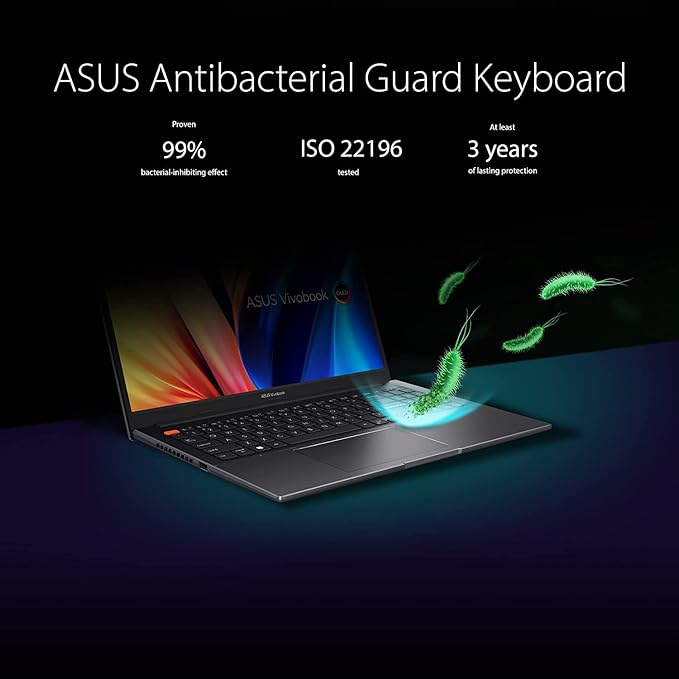 ASUS Vivobook S 15 2023 Laptop 15.6" FHD OLED 14-Core 12th Intel Core i7-12700H 32GB DDR4 1TB SSD Iris Xe Graphics Thunderbolt 4 Wi-Fi 6E Backlit Keyboard Fingerprint Windows 11 Pro w/ONT 32GB USB