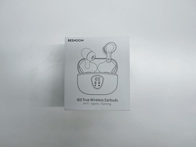 Wireless Earbuds, Bluetooth 5.4 Headphones HiFi Stereo, Bluetooth Earbuds with ENC Noise Cancelling Mic, IP7 Waterproof in Ear Earphones, 48H, LED Display Ear Buds for Pad Phones Workout Sports, Pink