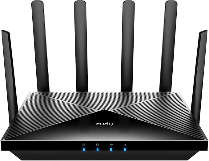 Cudy New 5G NR SA NSA AX3000 WiFi 6 CPE Router, AX3000 Dual SIM 5G Cellular Router, Qualcomm IPQ5018, SDX62, Band Lock, VPN, Zerotier, Cloudflare, P5 (Renewed)