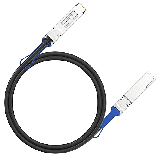 ipolex 100Gb/s QSFP28 SFP Twinax Cable, 100GBASE Direct Attach Copper Cable (DAC),for Mellanox MCP1600-C001, 1-Meter(3.3ft), Passive, for Mellanox SN2700/SN2010/SX1410 and More Model Support QSFP28