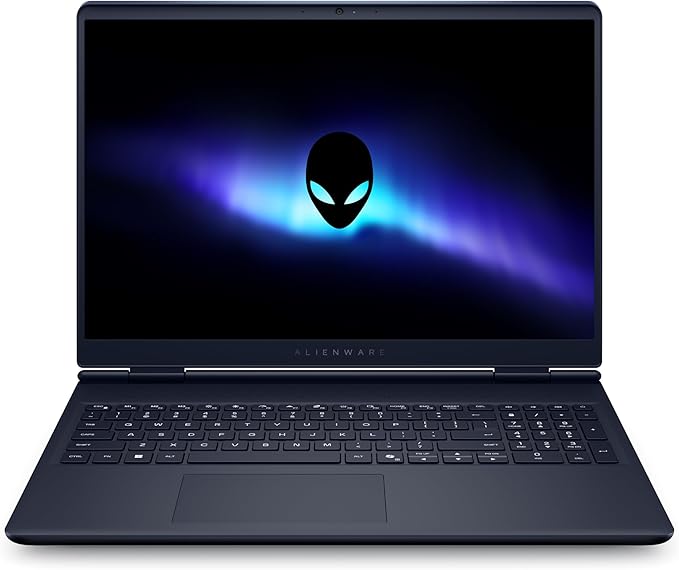 Alienware 16 Aurora Laptop AC16250-16-inch 16:10 WQXGA Display, Intel Core 7-240H Series 2, 16GB DDR5 RAM, 1TB SSD, NVIDIA GeForce RTX 5060 8GB GDDR7, Windows 11 Home, Onsite Service - Blue