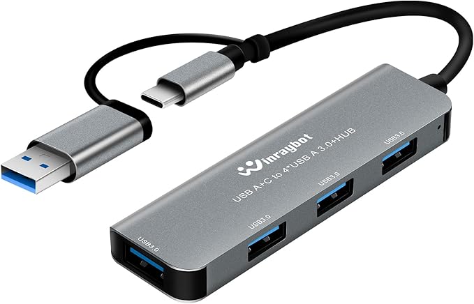 USB hub Splitter USB Splitter for Laptop,USBA 3.0 1to4,USBA/C 3.0 Splitter usbc hub for Laptop,usb3.0 Port Expander usbc Adapter to usb3.0,USB Expander,USB c hub Plug and Play