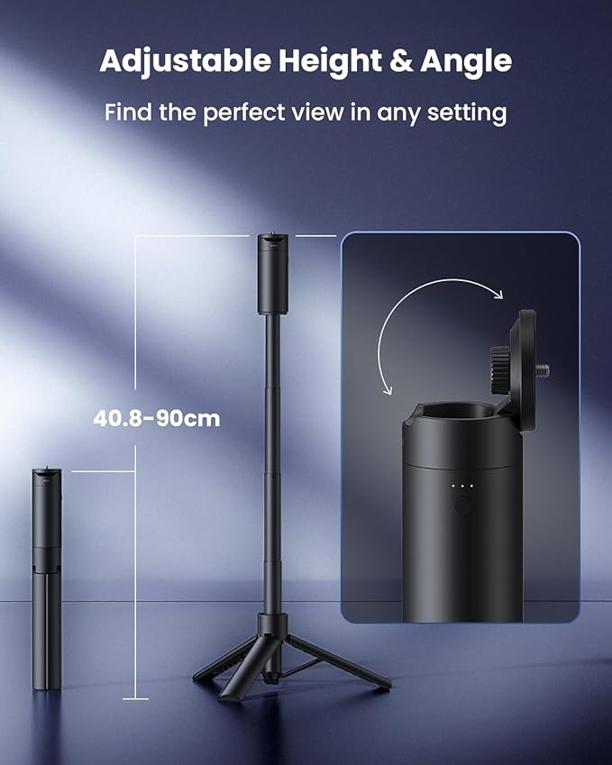 JMGO PicoPlay 1080P Smart Portable Projector with Portable Power Bank Tripod