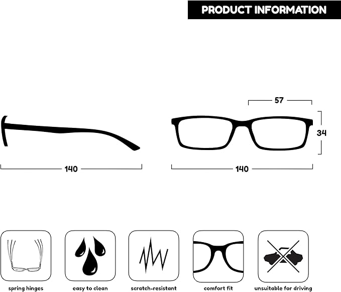 OPULIZE SEE Reading Glasses with Blue Light Blocking for Women and Men, Narrow Frame, Spring Hinges, Computer Gaming Glasses, Blue,Grey +3.5 (Pack of 2)