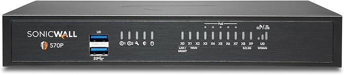 SonicWall TZ570P TradeUp (03-SSC-3026) | 3YR Essential Protection Security Suite and 1 YR Cloud Secure Edge - Secure Internet Access (Basic-20 Users) and Secure Private Access (Advanced-6 Users)