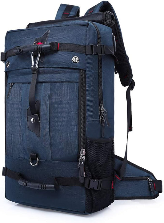 KAKA Travel Backpack, Carry On Backpack Durable Convertible Duffle Bag Fit for 15.6 Inch Laptop for Men and Women(Medium 35L)