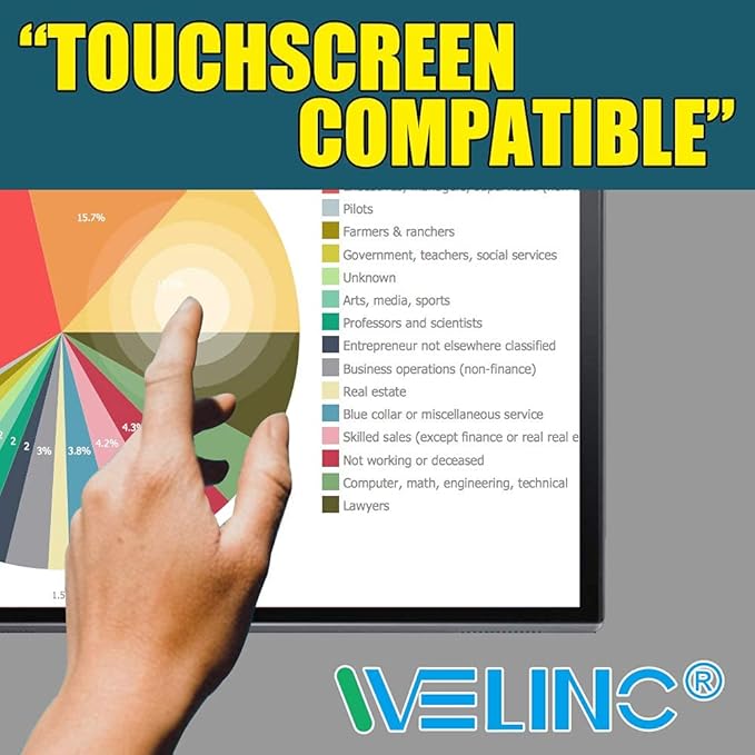 17.3 Inch - 16:9 Aspect Ratio - Laptop Privacy Screen Filter for Widescreen Laptop - Notebook - Anti-Glare - Anti-Scratch Protector Film - We Offer 2 Different 17" Filter Sizes