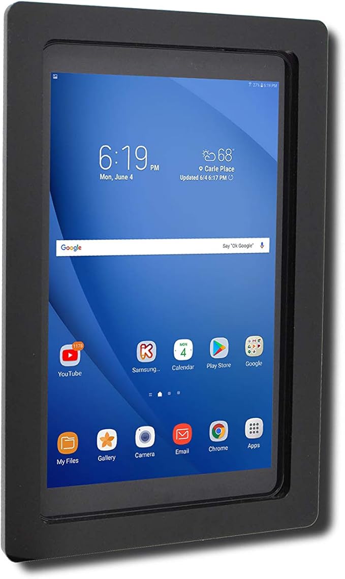 TABcare Security Anti-Theft Acrylic VESA Enclosure for Samsung Galaxy TAB A8 10.5 with Wall Mount Kit (Clear, TAB A8 10.5)