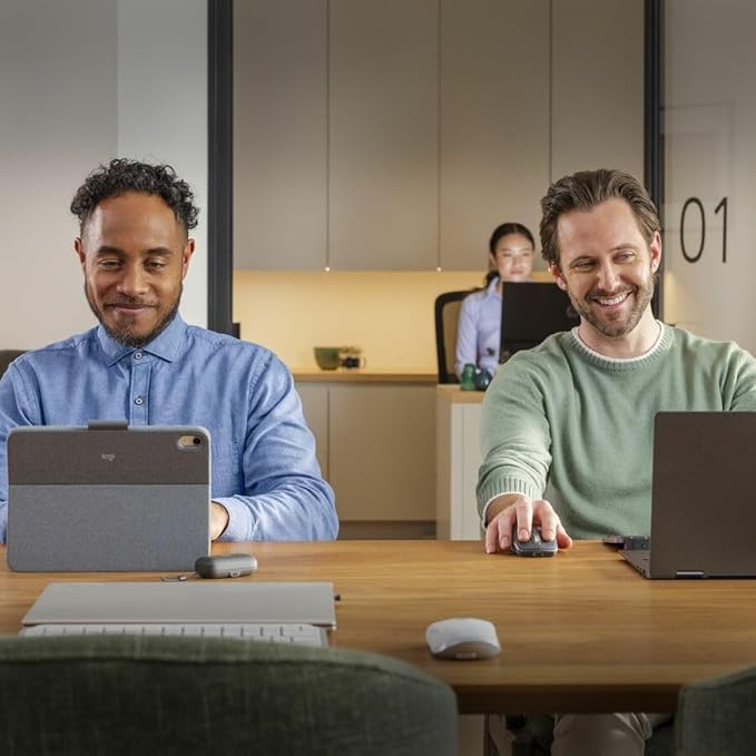 Logitech MX Anywhere 3S Compact Wireless Mouse, Fast Scrolling, 8K DPI Any-Surface Tracking, Quiet Clicks, Programmable Buttons, USB C, Bluetooth, Windows PC, Linux, Chrome, Mac - Rose