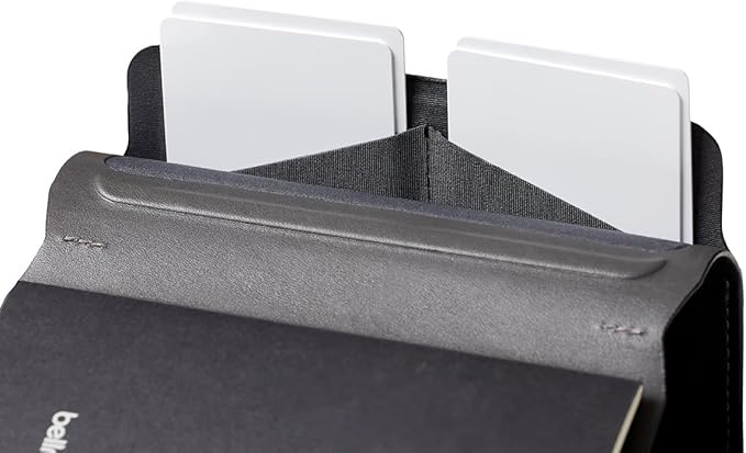 Bellroy Notebook Cover (Leather Folio for Notebook) - Black