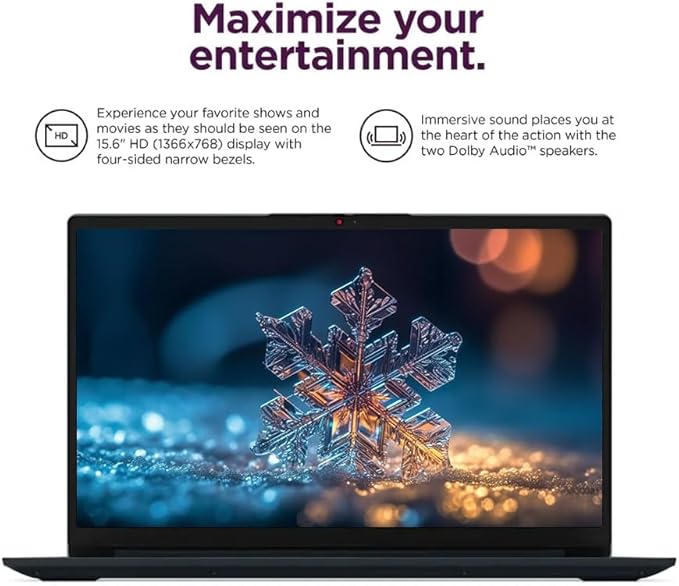 Lenovo IdeaPad 15.6" Laptop, 36GB RAM 2.6TB Storage (2TB SSD+128GB eMMC+512GB SD Card), Windows 11 Pro with 1-Year Microsoft Office 365 Included, Intel Celeron Processor, PLUSERA Earphones
