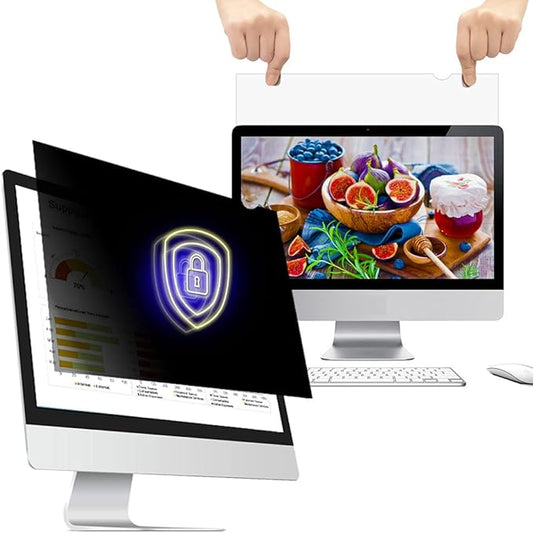 25 Inch - 16:9 Aspect Ratio - Computer Privacy Screen Filter for Widescreen Monitor - Anti-Glare - Anti-Scratch Protector Film - Protects Your Eyes from Harmful Glare and Blue Light