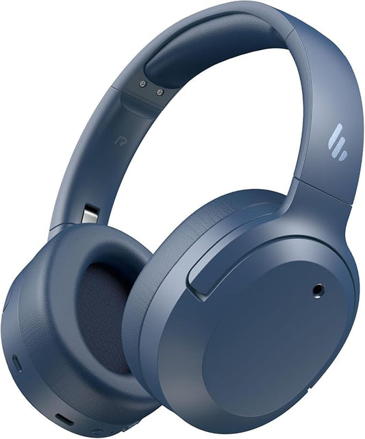 Edifier W820NB Plus Gen 2 Wireless Over-Ear Noise Cancelling Headphone, -49 dB ANC, LDAC Hi-Res Audio, 88H Playtime, Spatial Sound, Volume Guard, Bluetooth V6.1 & Multipoint, Fast Charge - Navy