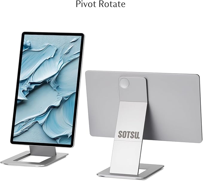 SOTSU FlipAction Touch 14" Premium Portable Monitor SFA14TCMG | FHD IPS Pivoting Dual Laptop Screen | Touchscreen for Cellphone, Gaming, and Travel | PC, Chrome, Android, DeX Compatible