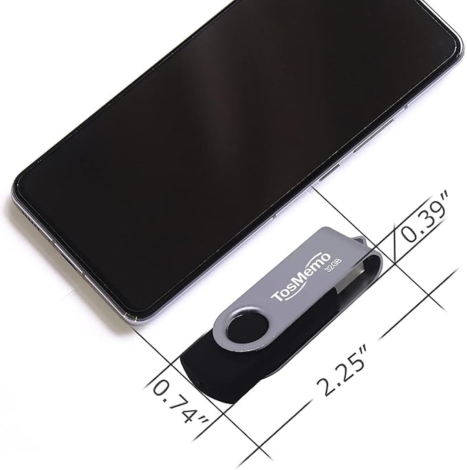 10 Pack 32GB USB Flash Drives Thumb Drives USB 2.0 Flash Drives Swivel Jump Drives Pen Drive Memory Stick Bulk for Data Storage(10 Pack,Mixed Colors)