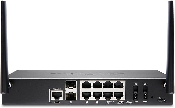 Sonicwall TZ570W Wireless with 8x5 Support (02-SSC-5860) | TZ570W Wireless Network Security Appliance with 1 Year 8x5 Support License | Next-Generation Firewall | 8X 1GbE Ports, 2X 5GbE Ports