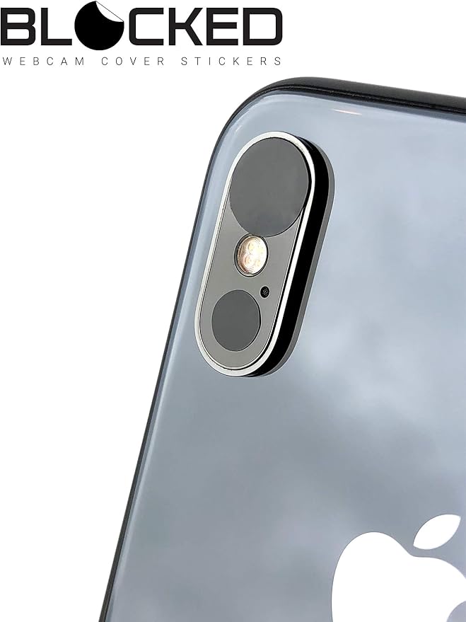 BLOCKED Stackable Webcam/Camera Vinyl Covers | 95 Low-Tack Restickable Webcam Stickers | 5-Sizes | Black 95-Pack (Ultra Glossy)