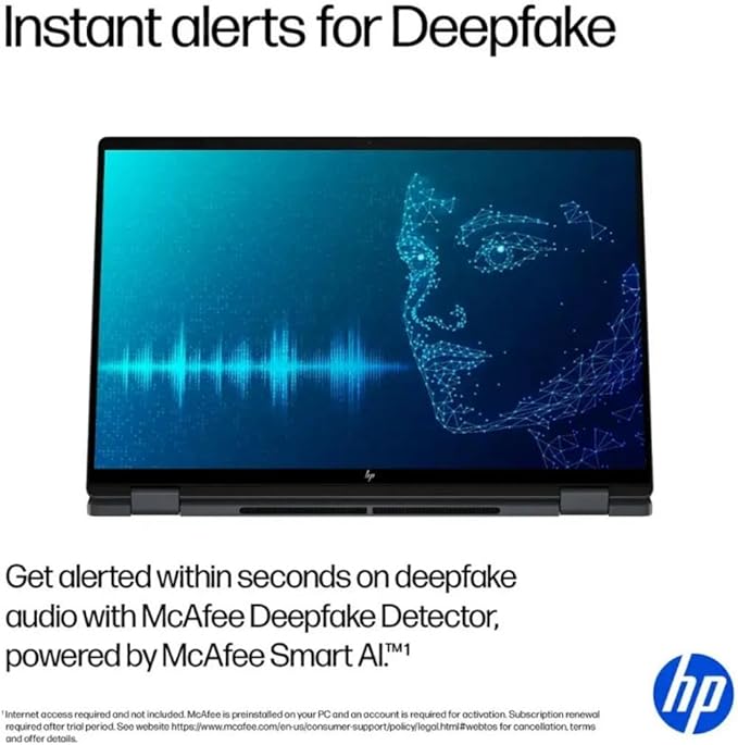 HP OmniBook X Flip 2-in-1 Laptop,16" 2K Touchscreen Laptop Computer,Intel Core Ultra 7, Arc 140V GPU Copilot+ PC,16GB RAM 2TB SSD,Thunderbolt 4,W/3-in-1 Accessories, with Lifetime Office,Win 11 Pro