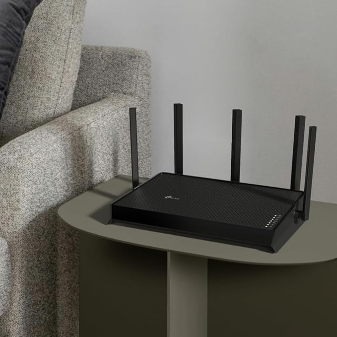 TP-Link Dual-Band BE5000 WiFi 7 Router Archer BE260 | 5-Stream 5Gbps | 1×2.5G WAN+1×2.5GLAN+3×1G Ports, USB 3.0 | 5 External Antennas | VPN Clients & Server | Easy-Mesh, HomeShield, MLO, Private IOT