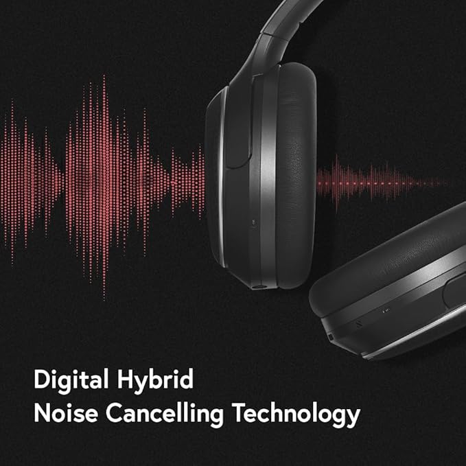 Phiaton 900 Legacy Plus Digital Hybrid Active Noise-Canceling Wireless Over-Ear Headphones