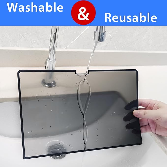 ZOEGAA MacBook Air 15 inch Privacy Screen (2023-2025), Privacy Screen MacBook Air 15 inch for M2, M3, M4, Pro, Max Chip, Removable 15.3 inch Laptop Anti-Spy Filter Anti-Glare Blue Ray Reduction