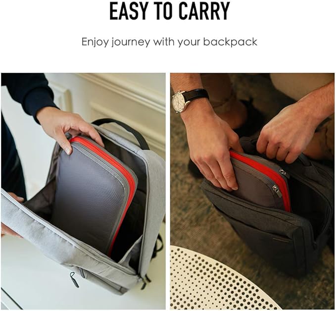 Bee Nesting BeeNesting Waterproof Compression Packing Cubes 5/6/8 sets, Large Travel Packing organizers for Carry on Luggage, 2 Sides Expandable Storage Bags (Dark Green, 9L)