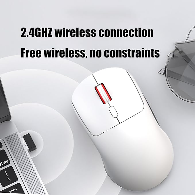 Wireless Mouse – Quiet Click 2.4G | USB Receiver Mouse for Laptop, Notebook, PC | Adjustable DPI, Ergonomic Design, Silent, Ideal Office, Home, and Travel Use | AA Battery