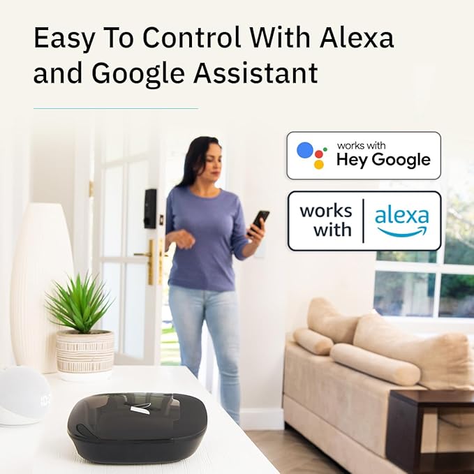 Abode 3 Piece Wireless Security Kit – Expandable to Protect Your Whole Home - Easy DIY Installation Optional Professional Monitoring Compatible with Alexa & Google Assistant (104067/A)