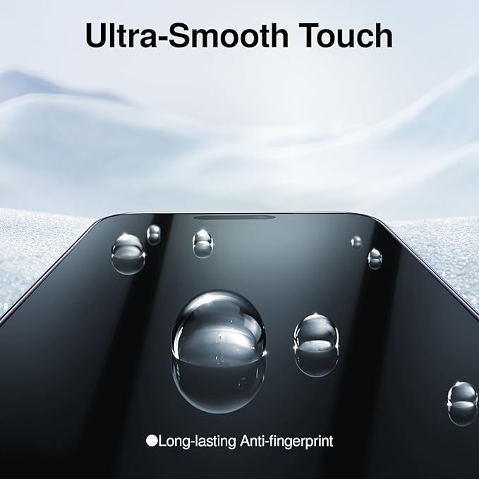 SMARTDEVIL 3 Pack Screen Protector for iPhone 15, Bubble-and-Dust-Free Box, HD Tempered Glass, Military Grade Shatterproof & Ultra Durable, Easy Installation