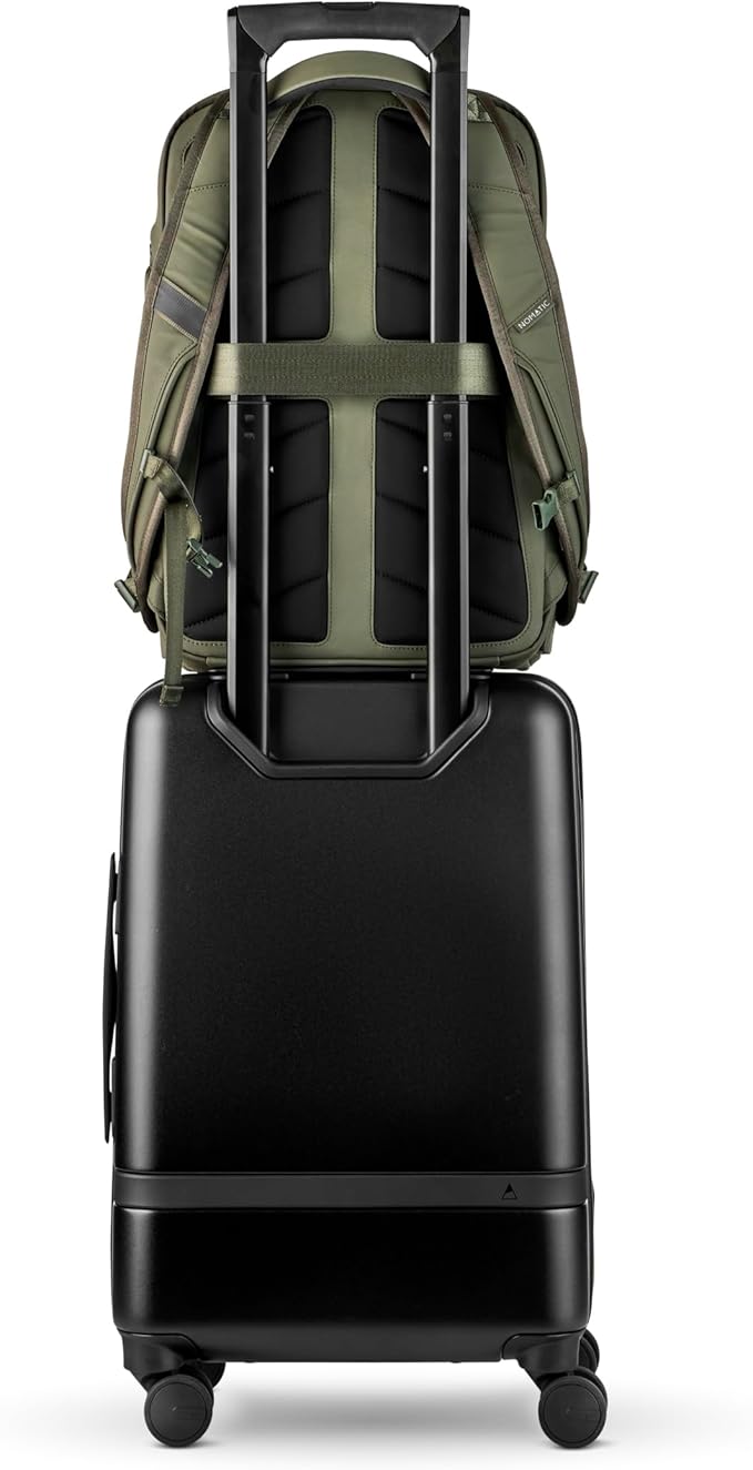 NOMATIC 14L Backpack- Carry On Backpack and Water Resistant Laptop Bag - Carry On or Business Backpack for Men and Women (Olive)