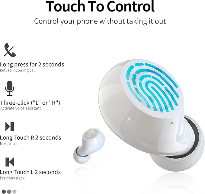 Kids Wireless Earbuds Cute Panda Bluetooth Earbuds with mic Charging Case 36H Playtime 3D Stereo Headphones IPX6 Waterproof Sport in-Ear Headphones for Kids Adult