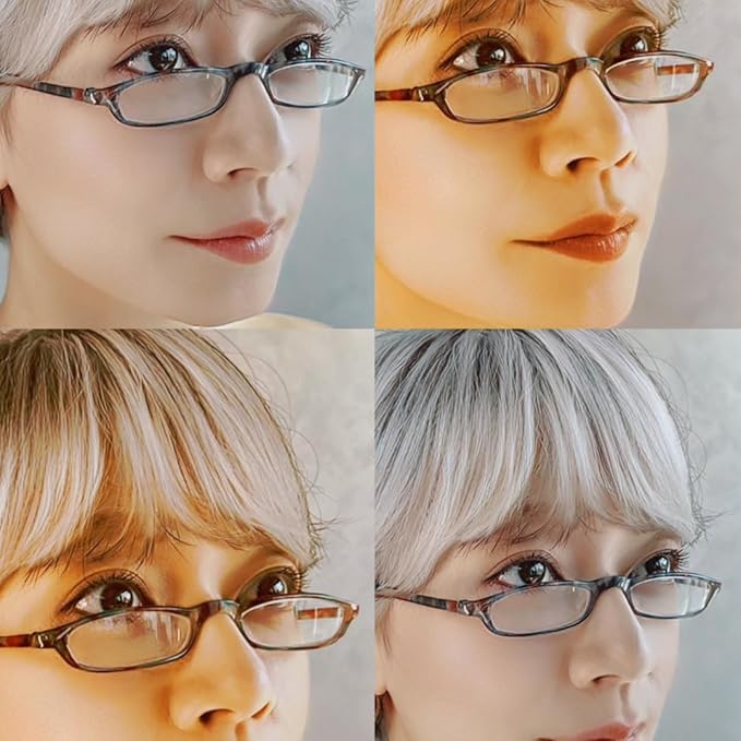 EZ Women Reading Glasses Men Blue Light Block Anti Eyestrain Slim Computer Reader Tube Small Glass Thin Compact